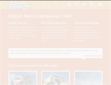 Tablet Screenshot of classic-campers.com